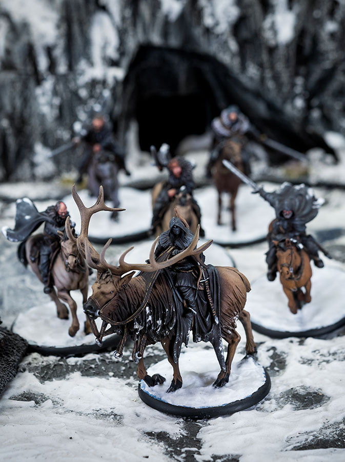 Benjen Stark y Guardias de la noche a caballo