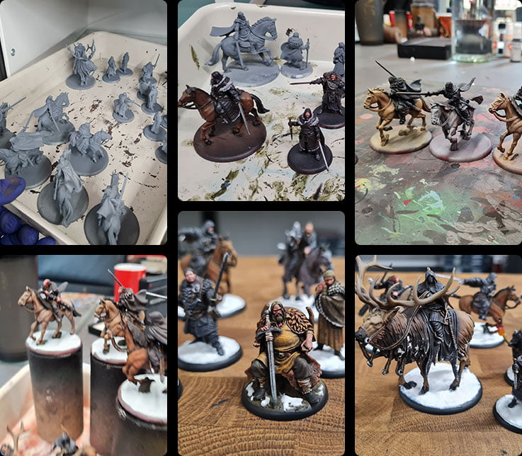 ASOIAF Night’s Watch assembly and painting
