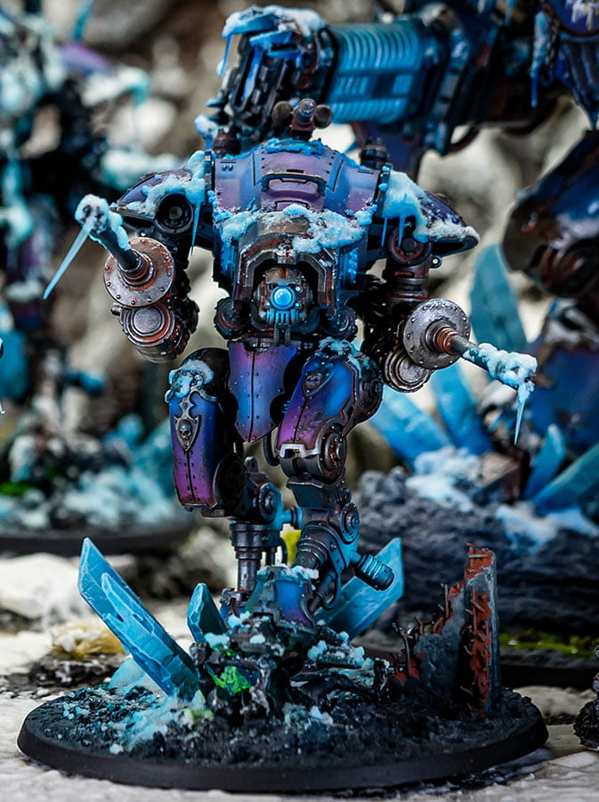 Ice Chaos Armiger - Chaos Knights 40k Ice&Poison