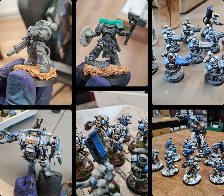 Assembling and painting process of Strike Force Agastus