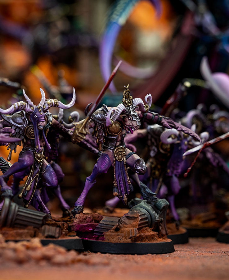 Slaanesh-Army-7 Ejército Slaanesh - Slaangor fiendblood