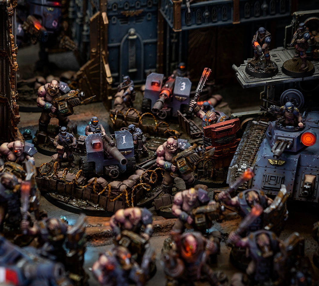 Ogretes y equipos de artilleria