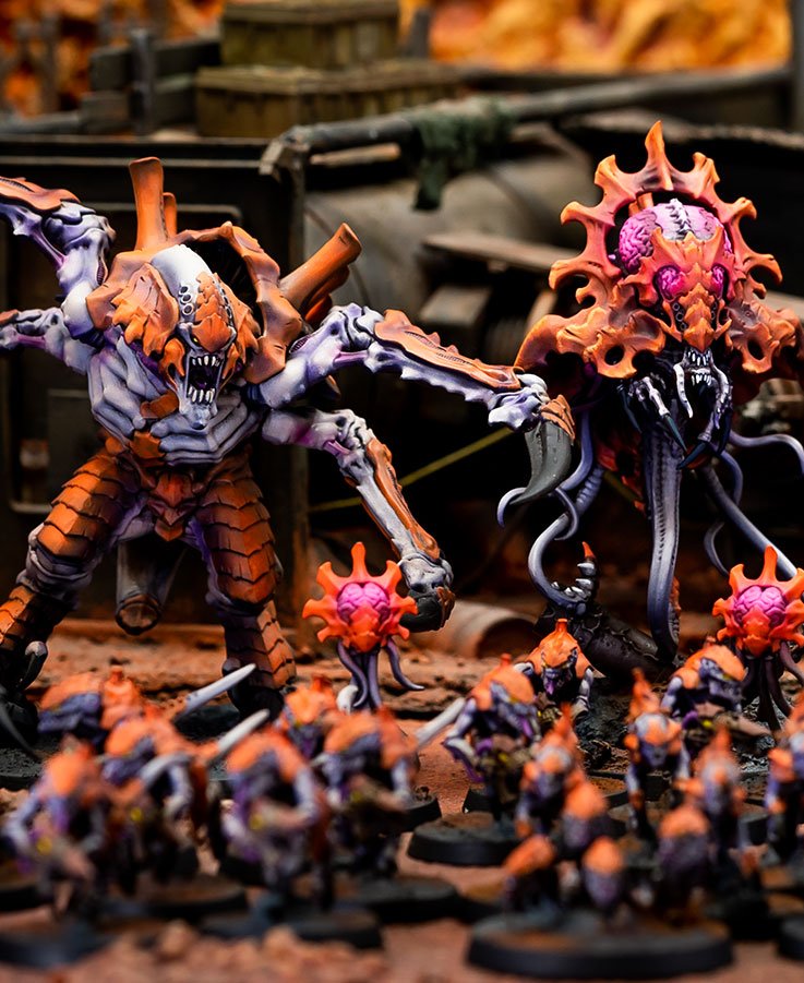 Ejército Tiranidos Naranjas