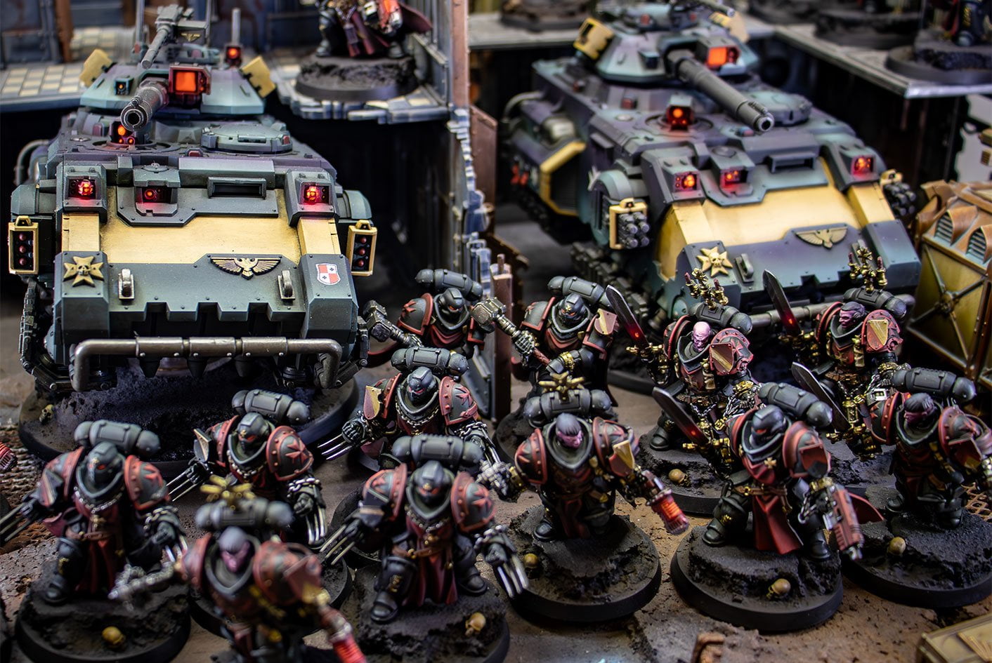 Tanques Templarios Negros o Black Templairs Full Tank