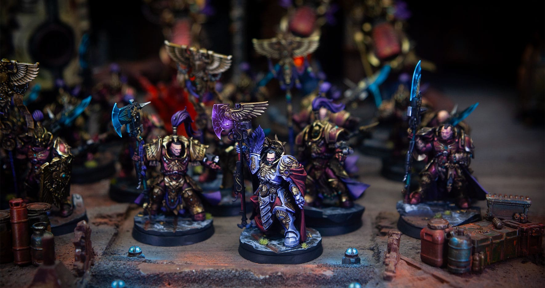 Metallic Red Custodes