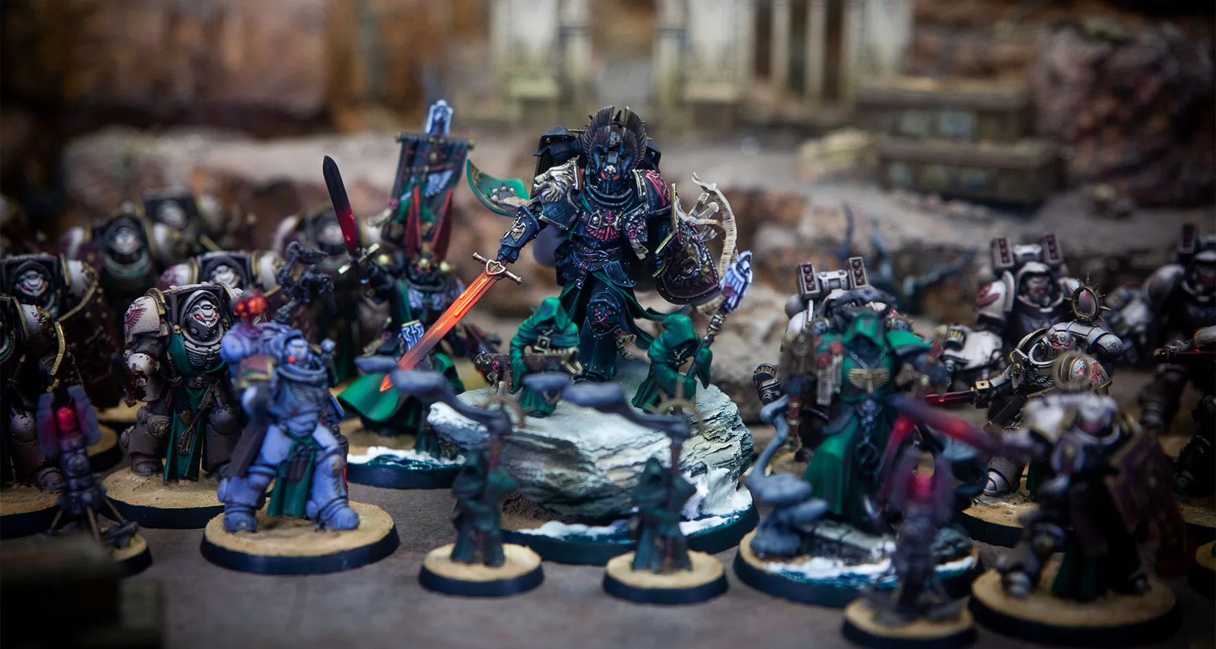 Dark Angels Army | Warhammer Projects | Art-W Studio