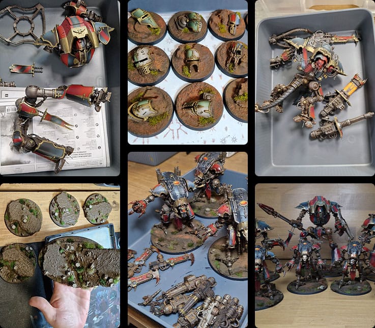 fotos-proceso Ejército de Caballeros del Caos