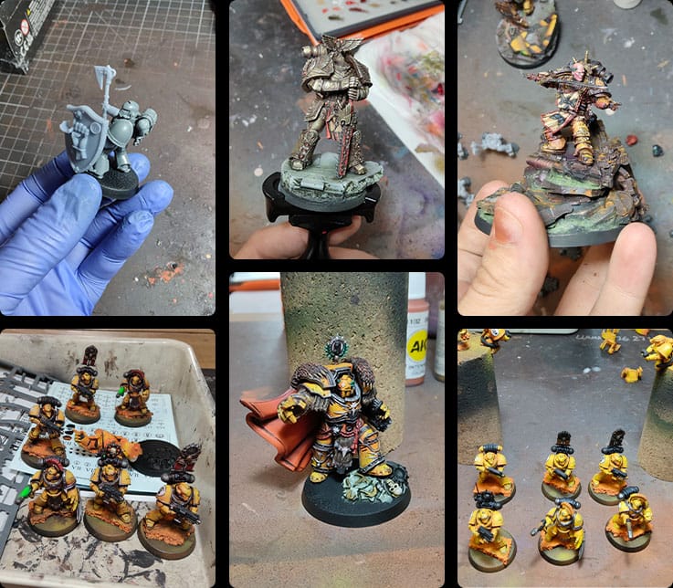 fotos-proceso Imperial Fists Herejía de Horus