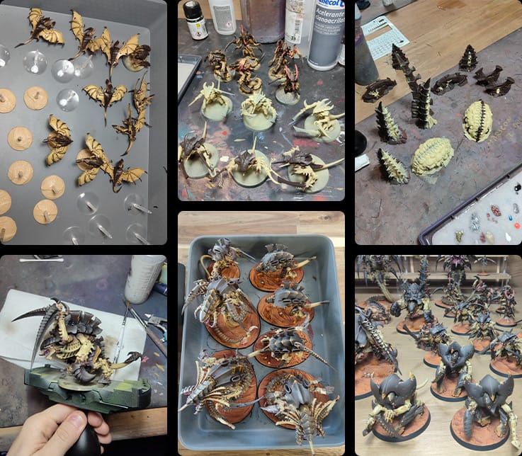 fotos-proceso Ejército Tiránidos